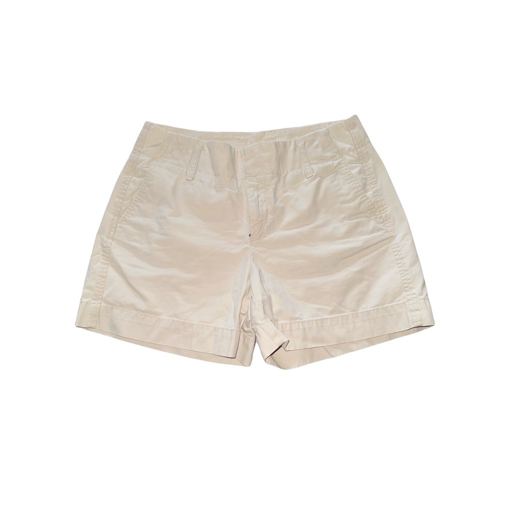 Gap Women’s Mid Rise 5” Inseam Khaki Shorts Size 8 Excellent Condition - Picture 2 of 6
